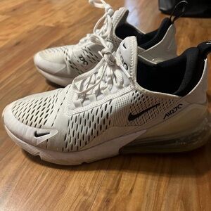 Nike Air Max 270 White and Black Sneakers